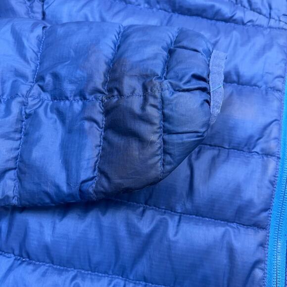 Outdoor Research Men's Transcendent Hooded Down Puffer Jacket Blue Size S - Picture 6 of 11